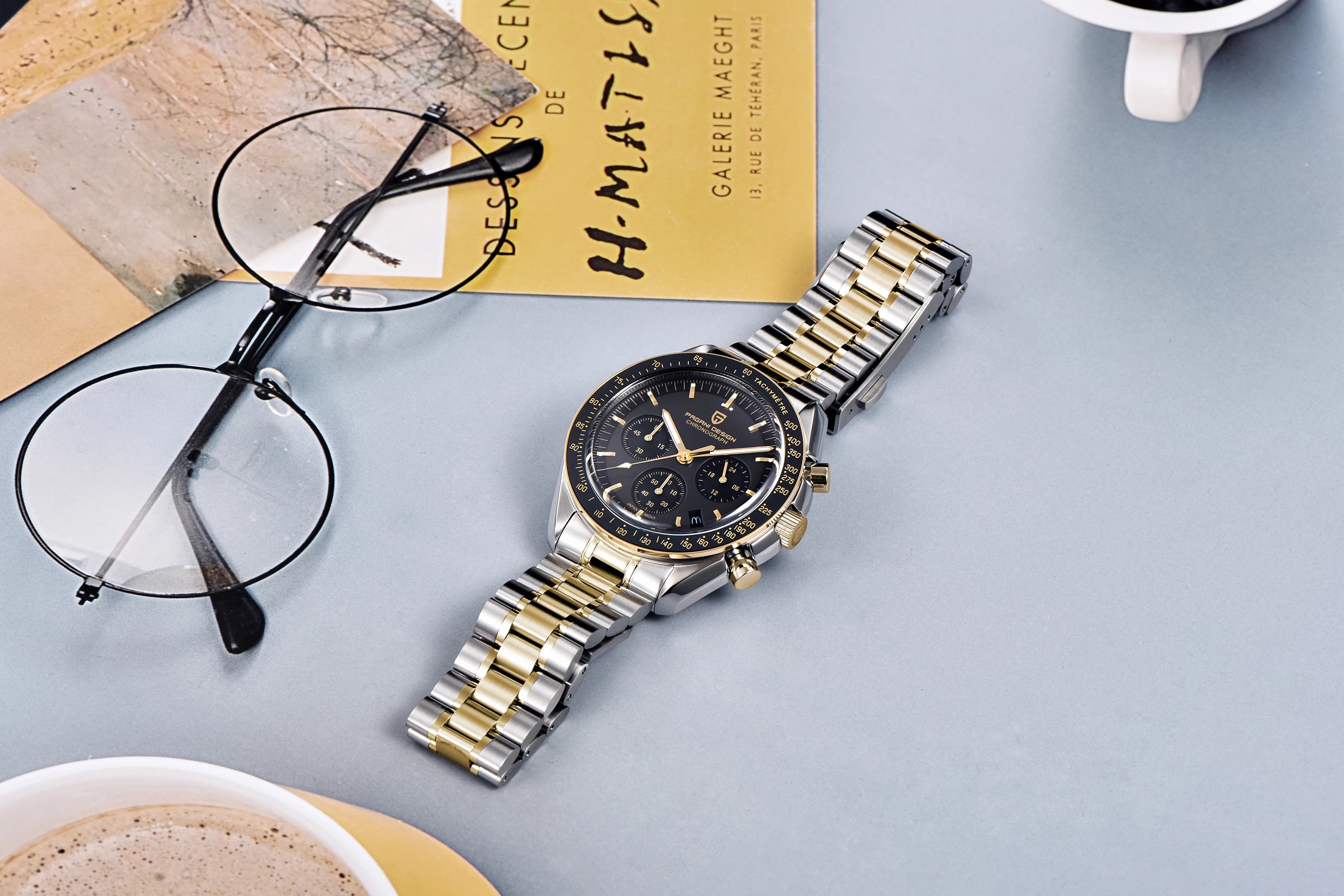 PAGANI DESIGN Men's Steel Watch