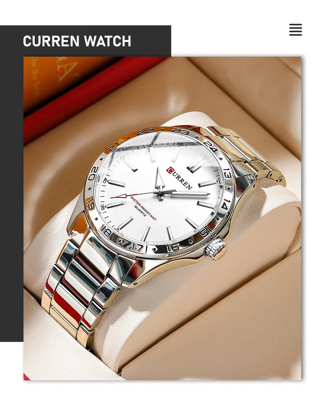 CURREN Men's Classic Business Watch