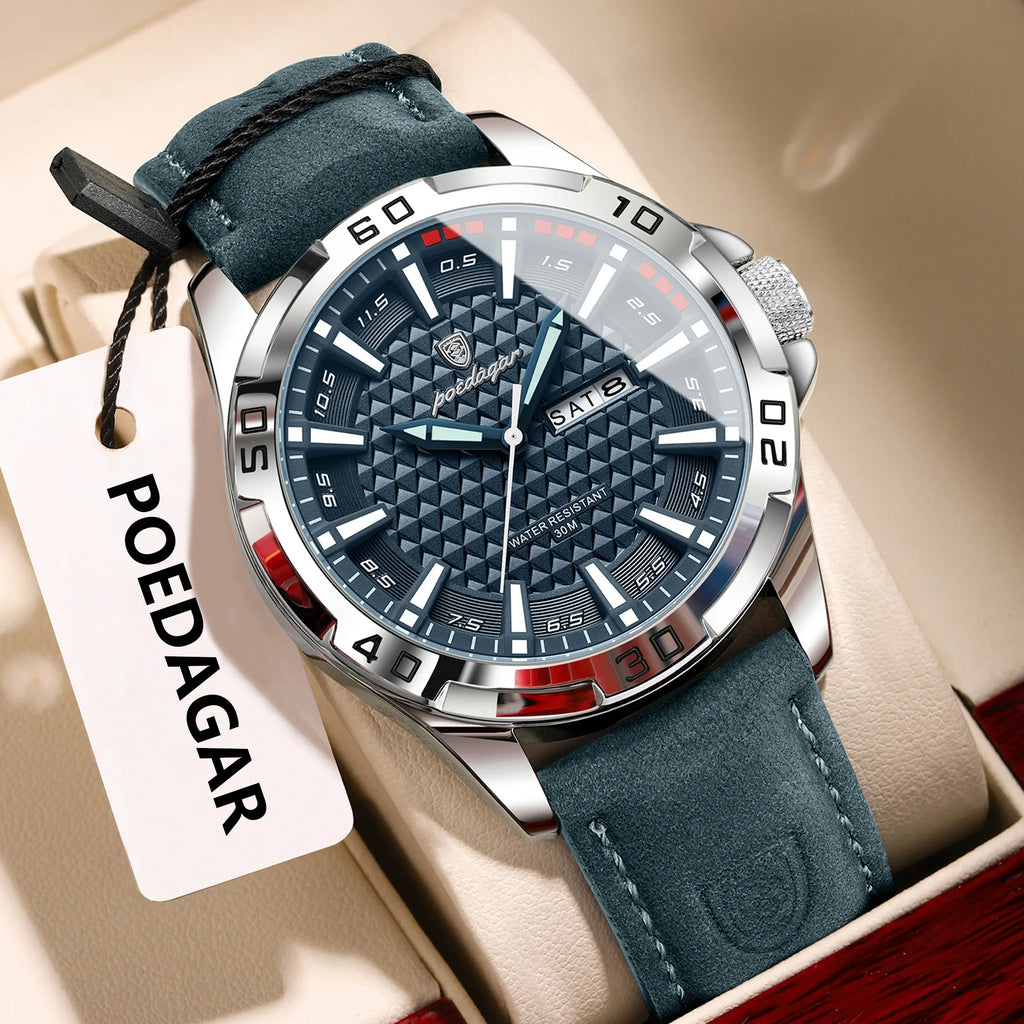 POEDAGAR Luxury Men's Watch