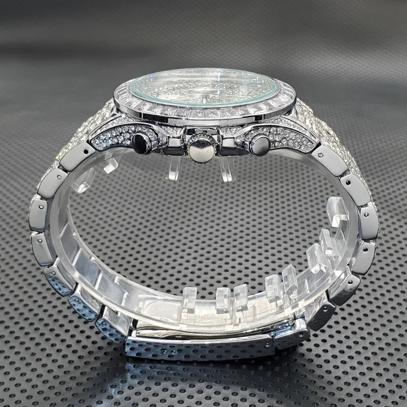 Luxury Square Crystal Men's Watch