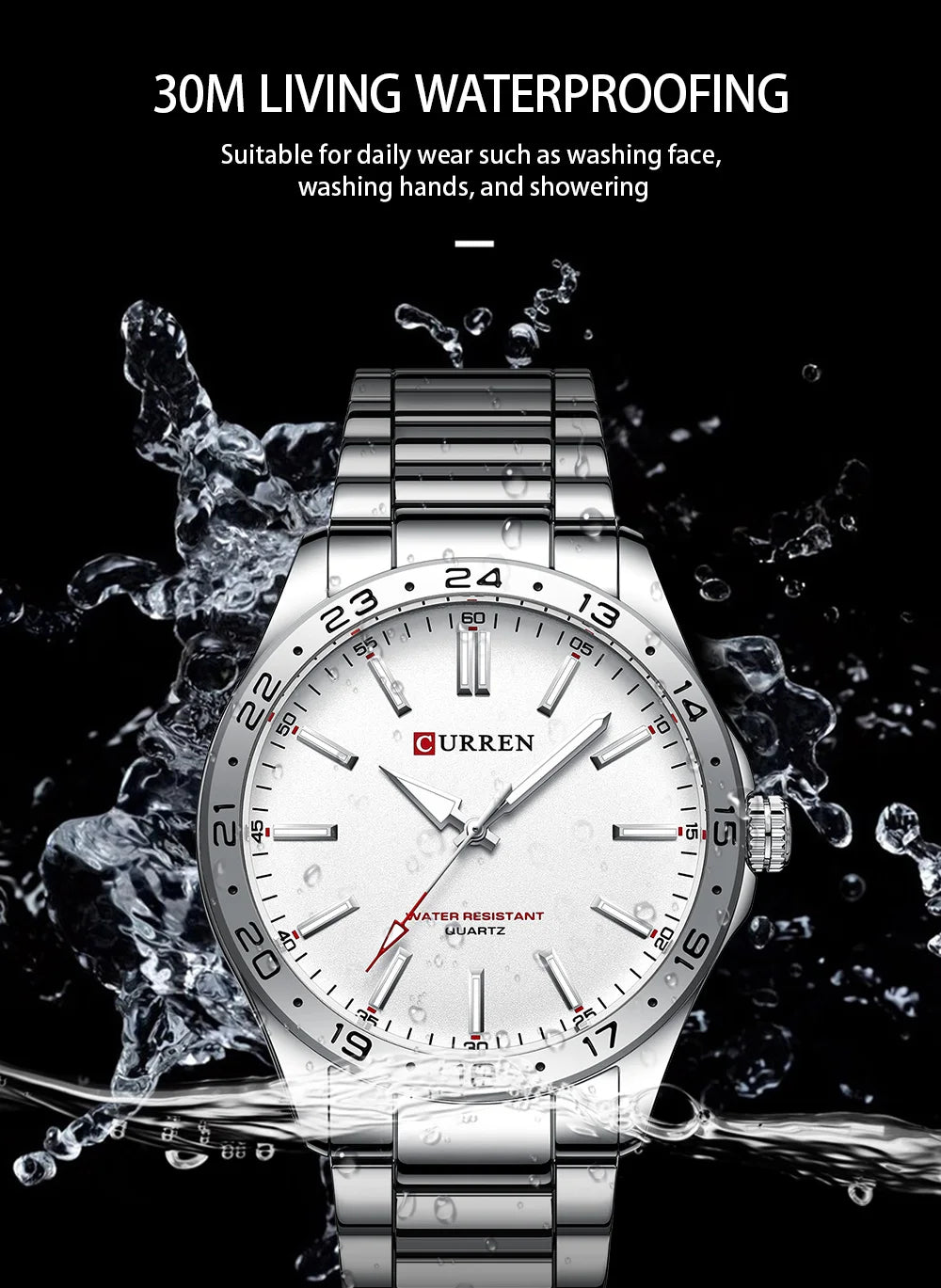 CURREN Men's Classic Business Watch