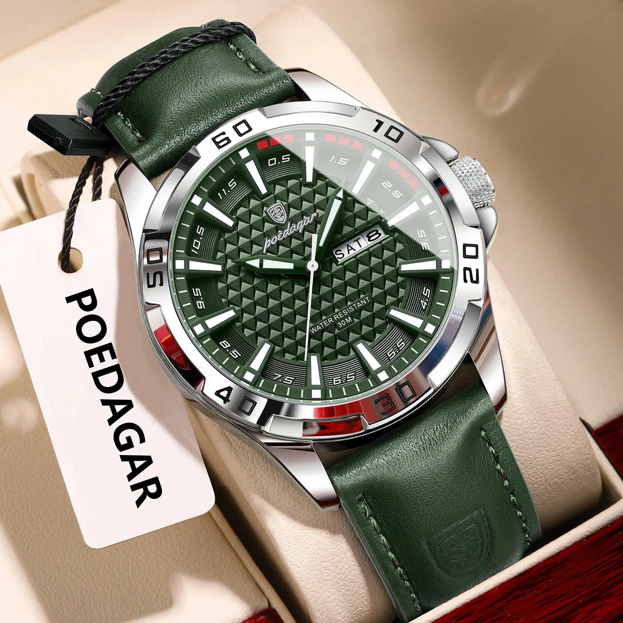 POEDAGAR Luxury Men's Watch