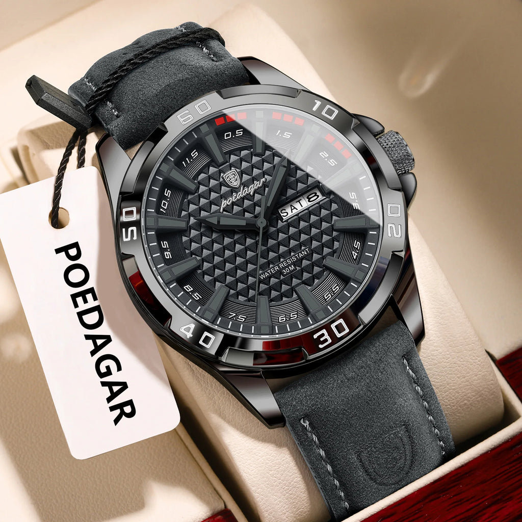 POEDAGAR Luxury Men's Watch