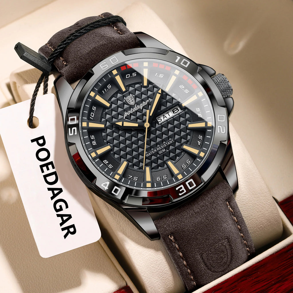 POEDAGAR Luxury Men's Watch