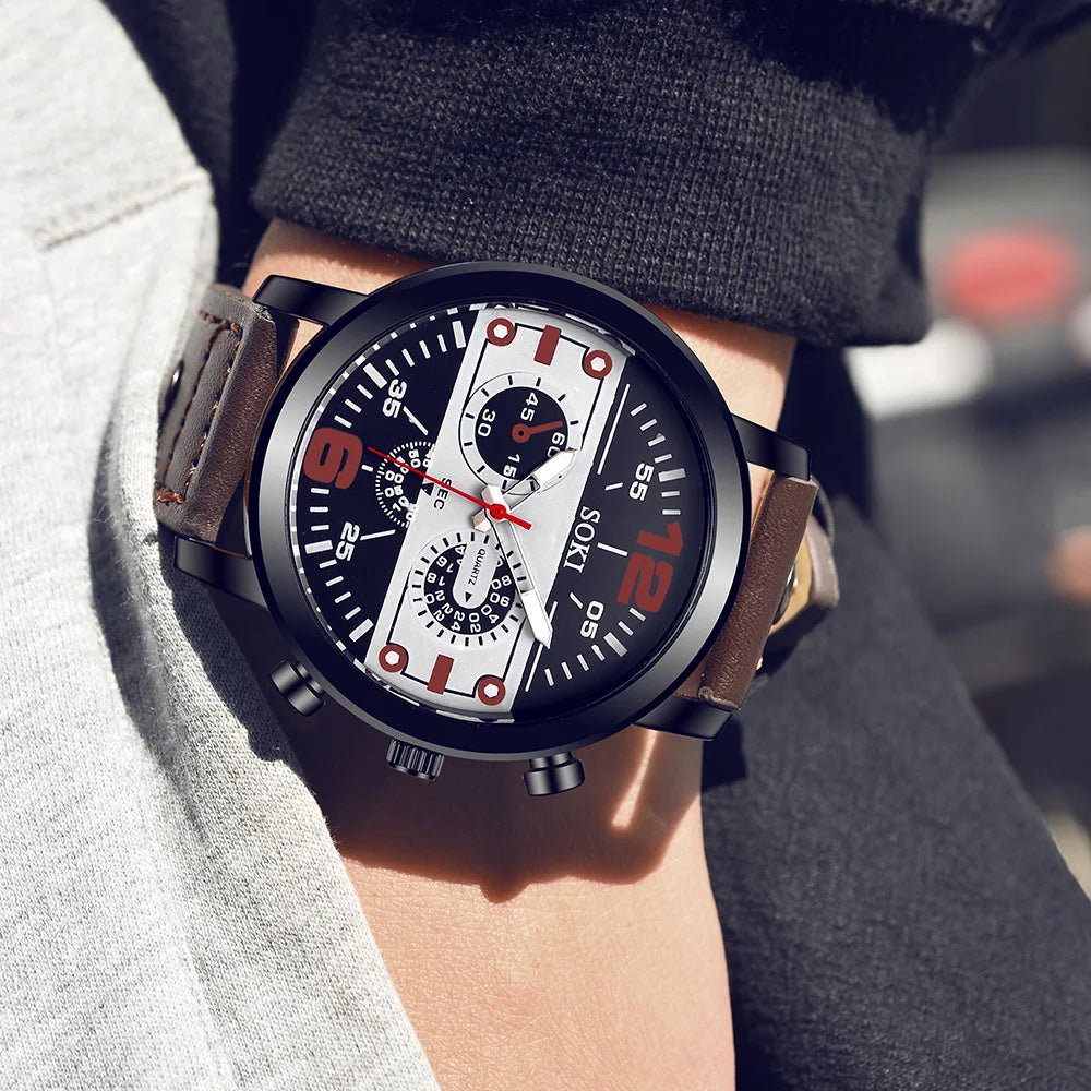 UTHAI Quartz Fashion Men's Watch